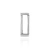 ITI NYC Straight Baguette Single Base Settings in Sterling Silver (1.75 x 1.00 mm - 8.00 x 3.75 mm)