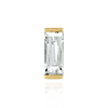 ITI NYC Straight Baguette Single Base Settings in Sterling Silver (1.75 x 1.00 mm - 8.75 x 3.75 mm)