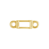 Baguette Bezel with Rings in 14K Gold (3.00 x 1.50 mm - 4.00 x 2.00 mm)