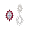 ITI NYC 12 Stone Marquise Shape Cluster Settings (4 x 2 mm - 10 x 5 mm)