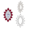 ITI NYC 12 Stone Marquise Shape Cluster Settings (4 x 2 mm - 10 x 5 mm)