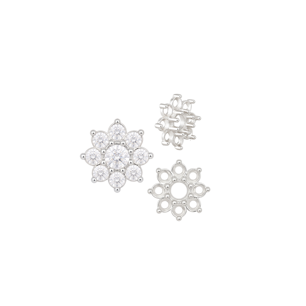 ITI NYC 8 Stone Round Cluster Tops (3.00 mm - 6.50 mm)