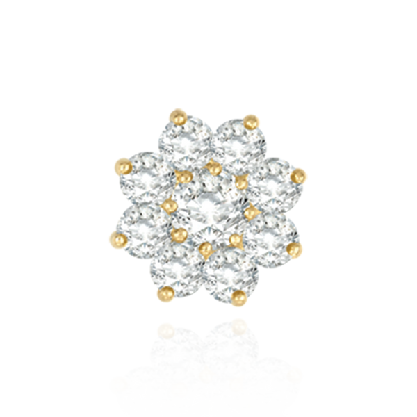 ITI NYC 8 Stone Round Cluster Tops (3.00 mm - 6.50 mm)