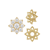 ITI NYC 8 Stone Round Cluster Tops (3.00 mm - 6.50 mm)