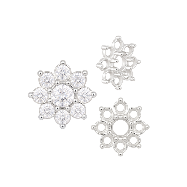 ITI NYC 8 Stone Round Cluster Tops (3.00 mm - 6.50 mm)
