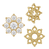 ITI NYC 8 Stone Round Cluster Tops (3.00 mm - 6.50 mm)