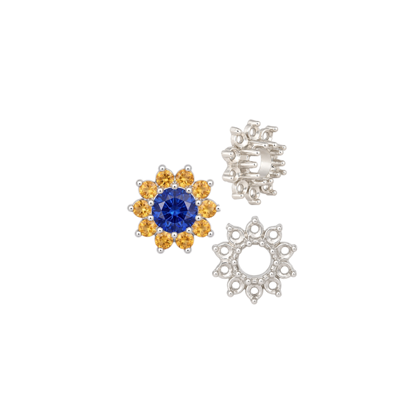ITI NYC 10 Stone Round Cluster Tops (3.00 mm - 7.00 mm)