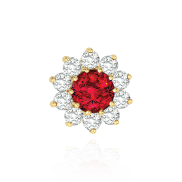 ITI NYC 10 Stone Round Cluster Tops (3.00 mm - 7.00 mm)