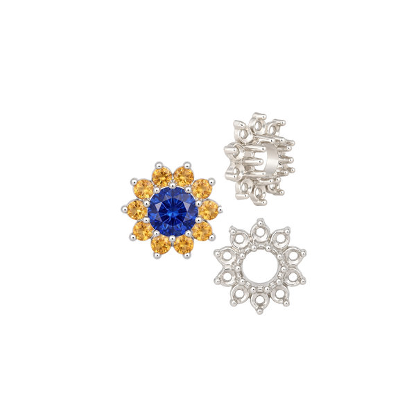 ITI NYC 10 Stone Round Cluster Tops (3.00 mm - 7.00 mm)