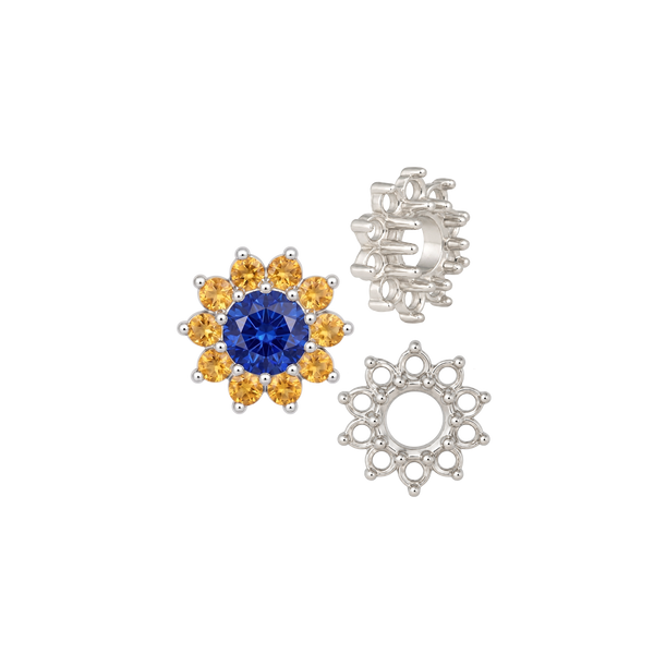 ITI NYC 10 Stone Round Cluster Tops (3.00 mm - 7.00 mm)