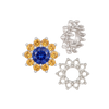ITI NYC 10 Stone Round Cluster Tops (3.00 mm - 7.00 mm)