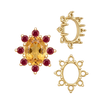 ITI NYC 8 Stone Cluster Pendants (3.00 x 2.00 mm - 14.00 x 12.00 mm)
