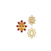 ITI NYC 8 Stone Cluster Pendants (3.00 x 2.00 mm - 14.00 x 12.00 mm)
