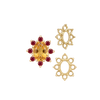 ITI NYC 8 Stone Cluster Pendants (3.00 x 2.00 mm - 14.00 x 12.00 mm)