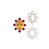 ITI NYC 8 Stone Cluster Pendants (3.00 x 2.00 mm - 14.00 x 12.00 mm)