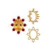 ITI NYC 8 Stone Cluster Pendants (3.00 x 2.00 mm - 14.00 x 12.00 mm)