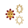 ITI NYC 8 Stone Cluster Pendants (3.00 x 2.00 mm - 14.00 x 12.00 mm)