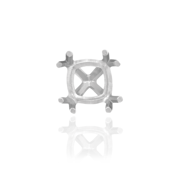 ITI NYC Eight Prong Cushion Cut Settings in 14K Gold (4.00 mm - 10.00 mm)