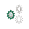 ITI NYC Basket 10 Stone Oval Clusters (5.00 x 3.00 mm - 8.00 x 6.00 mm)