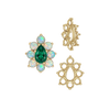 ITI NYC 8 Stone Pear Shape Cluster Tops (5.00 x 3.00 mm - 8.00 x 6.00 mm)