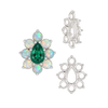 ITI NYC 8 Stone Pear Shape Cluster Tops (5.00 x 3.00 mm - 8.00 x 6.00 mm)