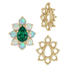 ITI NYC 8 Stone Pear Shape Cluster Tops (5.00 x 3.00 mm - 8.00 x 6.00 mm)