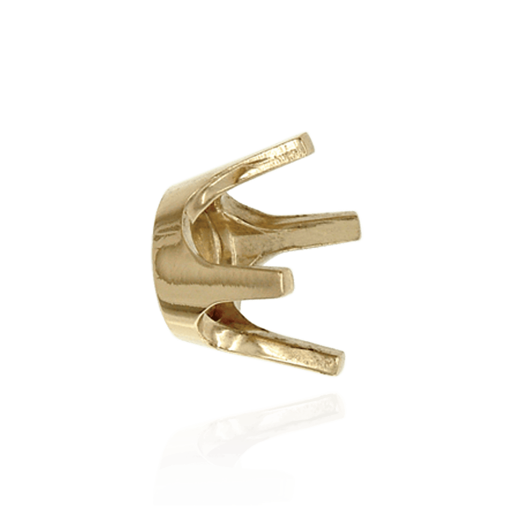 ITI NYC Four Prong Round Closed Back Standard Settings in 14K Gold (1.75 mm - 6.50 mm)