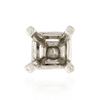 ITI NYC Four Prong Square Solitaire Basket Settings With Peg in Platinum (3.00 mm - 8.00 mm)