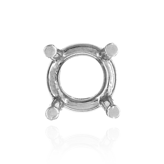 ITI NYC Four Prong Heavy High Setting in Sterling Silver (4.50 mm - 9.00 mm)