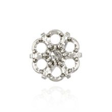 Load image into Gallery viewer, Seven Stone Cluster on Six Prong Tiffany Settings with Peg (7 x 1.00 mm - 7 x 3.40 mm)
