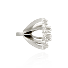 Load image into Gallery viewer, Seven Stone Cluster on Six Prong Tiffany Settings with Peg (7 x 1.00 mm - 7 x 3.40 mm)
