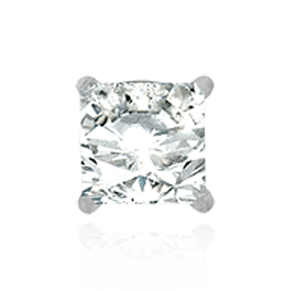 ITI NYC Four Prong Square Solitaire Settings With Peg in 14K Gold (3.50 mm - 10.00 mm)