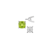 ITI NYC Four Prong Cushion Cut Solitaire Settings With Peg in Sterling Silver (3.50 mm - 10.00 mm)