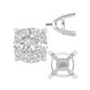 ITI NYC Four Prong Cushion Cut Solitaire Settings With Peg in 14K Gold (3.50 mm - 10.00 mm)