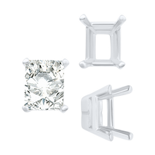 Load image into Gallery viewer, ITI NYC Four Prong Casted Emerald Tiffany Settings in 14K Gold (3.50 x 2.50 mm - 12.00 x 10.00 mm)
