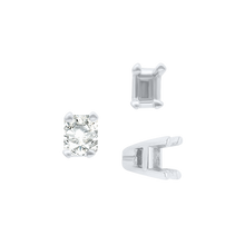 Load image into Gallery viewer, ITI NYC Four Prong Casted Emerald Tiffany Settings in 14K Gold (3.50 x 2.50 mm - 12.00 x 10.00 mm)
