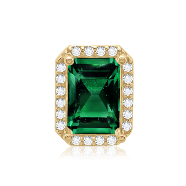 ITI NYC Emerald Cluster Setting in 14K Gold (5.00 x 3.00 mm - 7.00 x 5.00 mm)