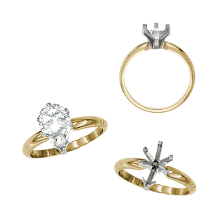 ITI NYC Pear Shape Solitaire