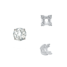 Load image into Gallery viewer, ITI NYC Round Fishtail Settings in 14K Gold (4.00 mm - 8.00 mm)
