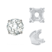 Load image into Gallery viewer, ITI NYC Round Fishtail Settings in 14K Gold (4.00 mm - 8.00 mm)
