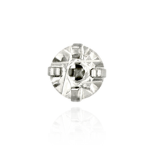 Load image into Gallery viewer, Diamond Cut Faceted Illusion on Tiffany Settings with Peg (1.75 mm - 3.50 mm)
