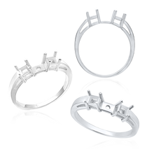 Load image into Gallery viewer, ITI NYC Two Stone Square Accented Remount
