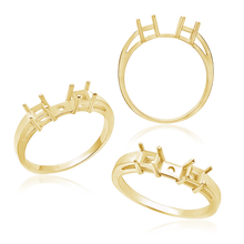 Load image into Gallery viewer, ITI NYC Two Stone Square Accented Remount
