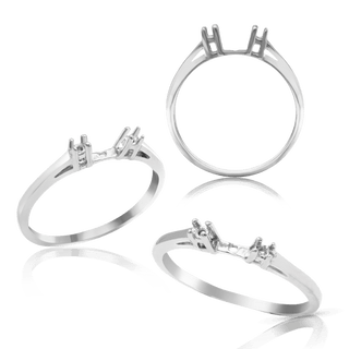 ITI NYC Two Stone Round Accented Remount