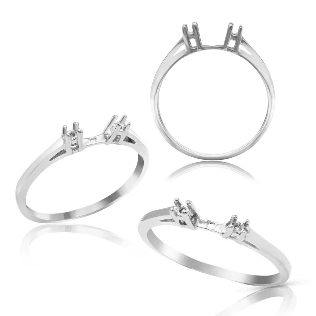 ITI NYC Two Stone Round Accented Remount