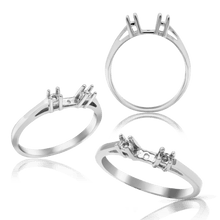 Load image into Gallery viewer, ITI NYC Two Stone Round Accented Remount
