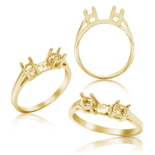 Load image into Gallery viewer, ITI NYC Two Stone Round Accented Remount
