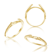 Load image into Gallery viewer, ITI NYC Cathedral Remount with Side Stones
