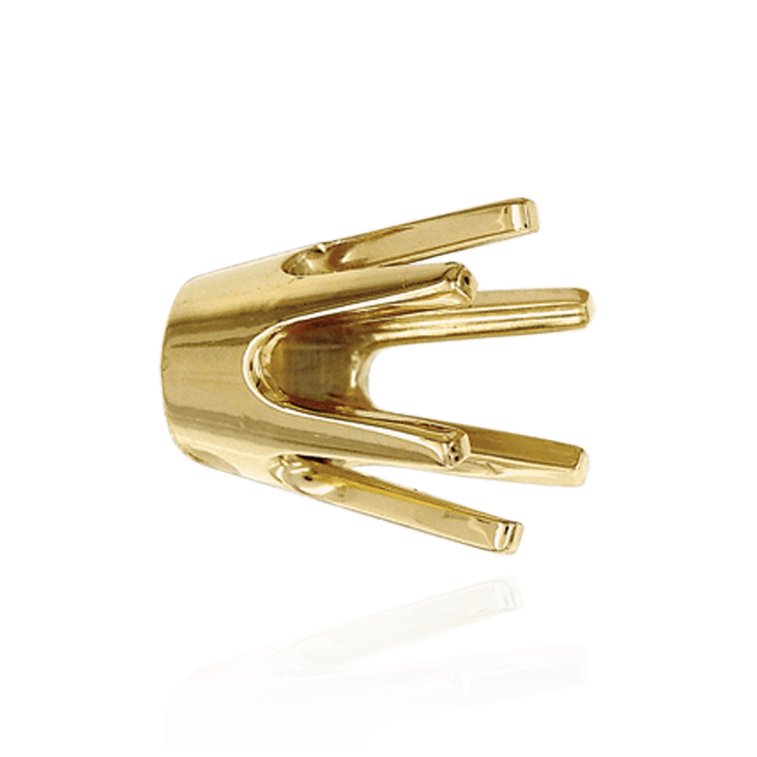 ITI NYC Six Prong Round Standard High Base Settings in 18K Gold (3.25 mm - 8.00 mm)