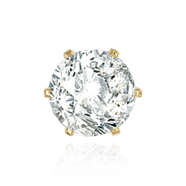 ITI NYC Six Prong Round Standard High Base Settings in 14K Gold (2.60 mm - 9.25 mm)